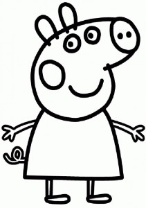 immagine da colorare peppa pig038